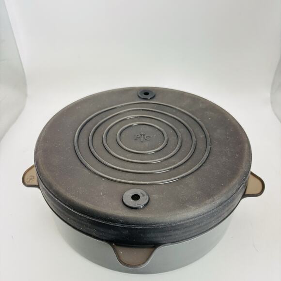 Pampered Chef 8” Quick Cooker Ceramic Pot #100043 with Silicone Lid New In Box - Picture 15 of 16